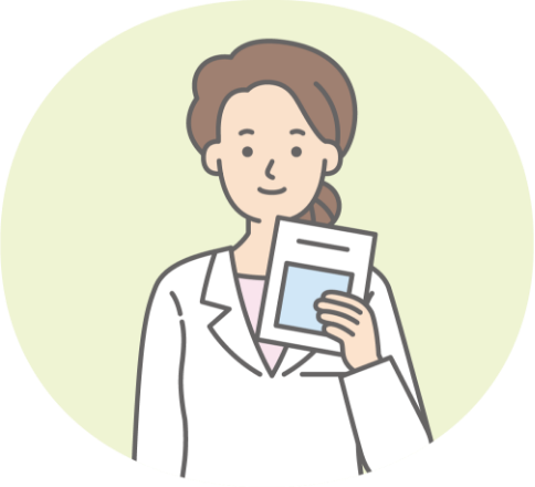 薬剤師「薬物療法のサポーター」のイラスト